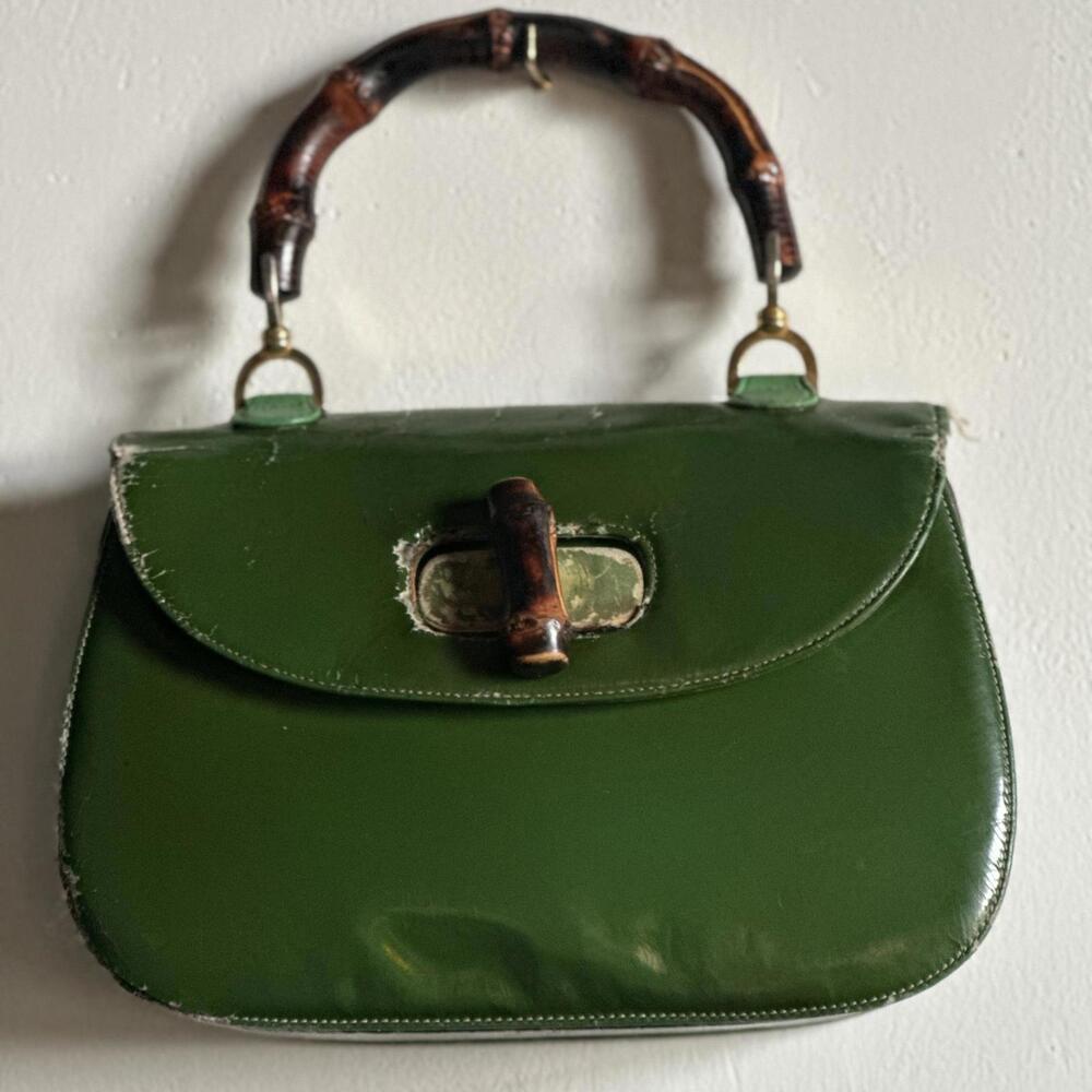 Vintage Gucci Handbag with Bamboo Handle